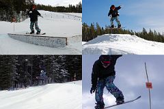 16 Peter Ryan Doing Boards And Snowboard Jumps In The Lake Louise Ski Area Terrain Park.jpg
